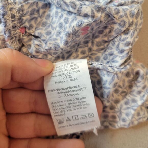 J Crew Floral Peplum Blouse Size Small - Picture 5 of 7